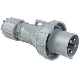 POWER TWIST CEE Stecker 63A / 5-polig / 1h / IP67 – Pilotkontakt / vernickelt