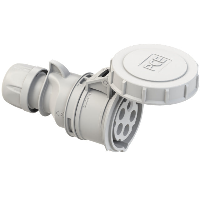 SHARK CEE Kupplung 16A / 5-polig / 1h / IP67 – 3P+N+PE / Schraubklemmen
