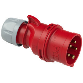 SHARK CEE Stecker 16A / 5-polig / 6h / IP44 – 400V / 50+60Hz