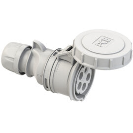 SHARK CEE Kupplung 32A / 5-polig / 1h / IP67 – 3P+N+PE / Schraubklemmen