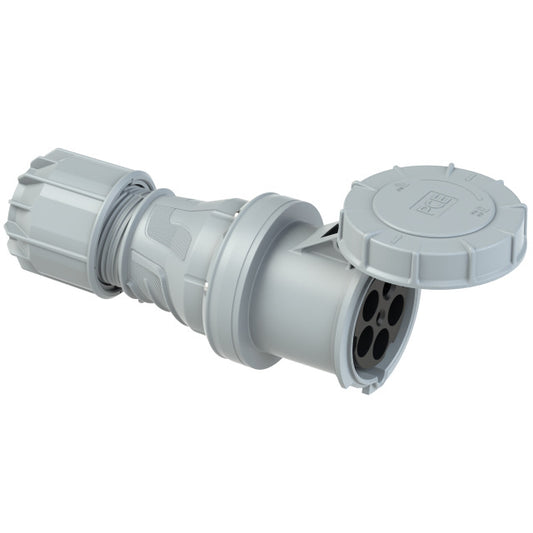 POWER TWIST CEE Kupplung 125A / 5-polig / IP67 – Lamellenkontakt CuBe / mit Pilotkontakt