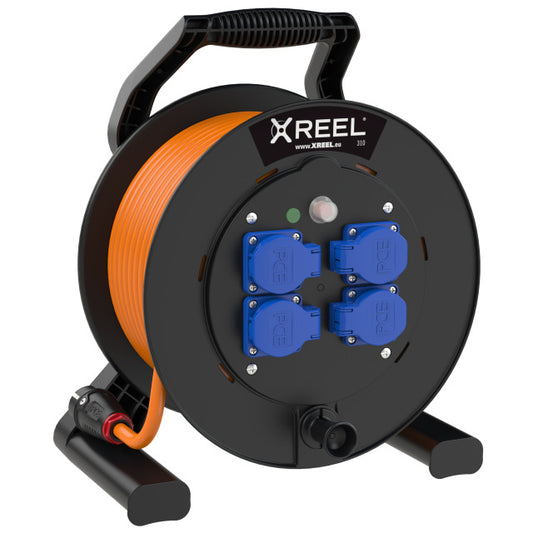 XREEL310 Kabeltrommel 50m – 3x IP68 Steckdosen / 16A / IP54 – H07RN-F 3G2,5mm²